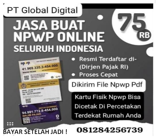 cara buat npwp online